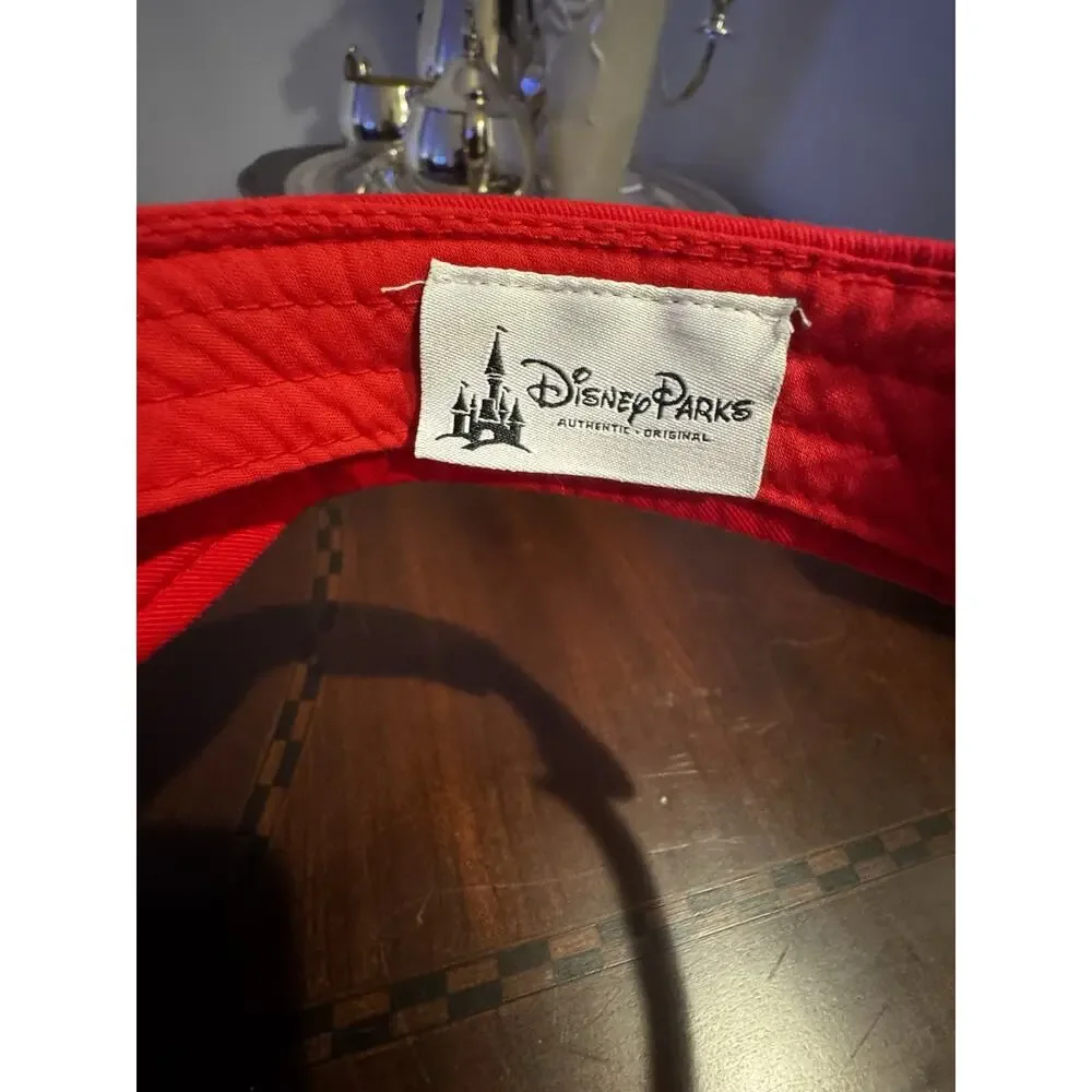 Disney Parks Minnie Mouse Visor Hat Red And Black Disney Parks